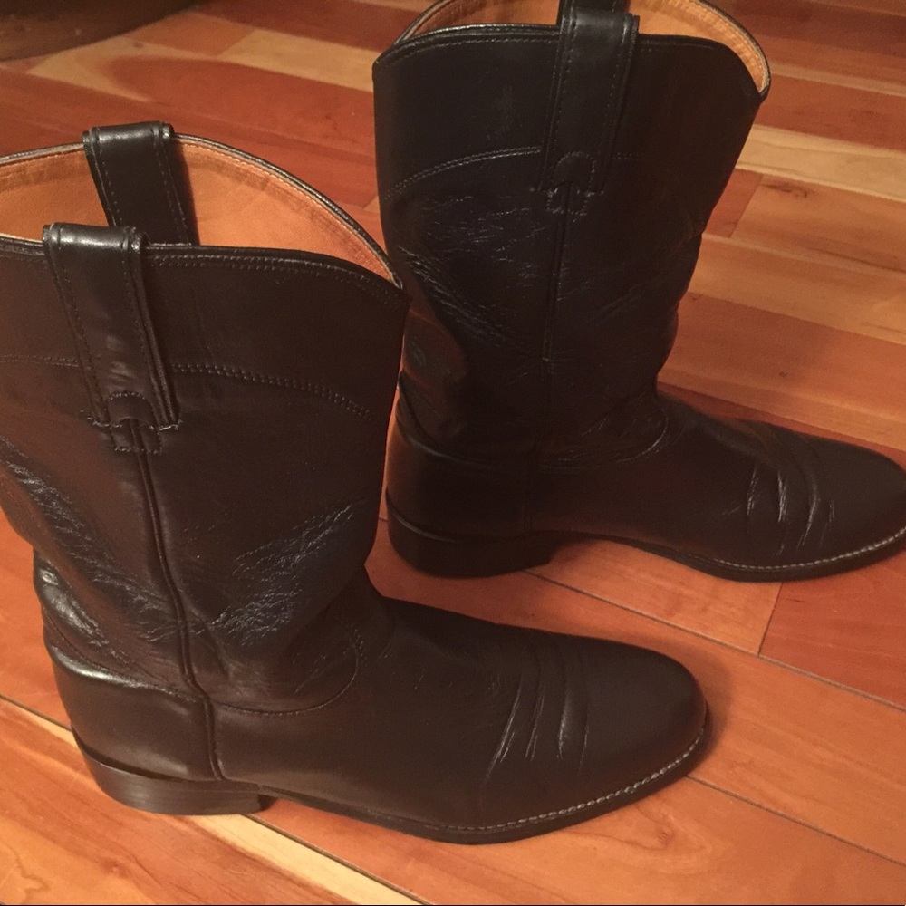 Women’s Vintage J Chisholm Roper Boots Blue S8.5